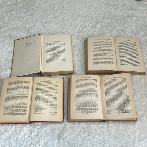 Vtg Zane Grey Lot 4 novels The Last of The Plainsmen First Edition 1908 outing - Picture 5 of 11